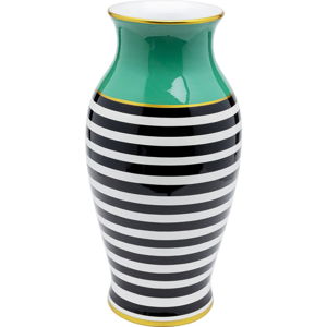 Pruhovaná váza Kare Design Stripes Horizontal, výška 52 cm