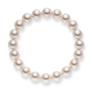Perlový náramek Pearls of London Mystic Lily, délka 19,5 cm