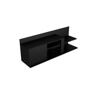 Černý TV stolek Marshall, šířka 120 cm