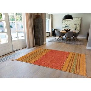 Ručně vyráběný bavlněný koberec Arte Espina Navarro 2918 Terra, 130 x 190 cm