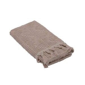 Béžový bavlněný ručník Bella Maison Tassel, 30 x 50 cm
