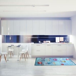 Vysoce odolný kuchyňský koberec Webtappeti Pots, 60 x 190 cm