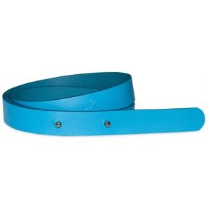 Modrý kožený pásek Woox Mitella, délka 115 cm