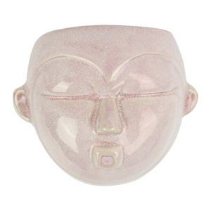 Růžový nástěnný květináč PT LIVING Mask, 18,1 x 14,5 cm