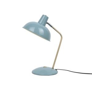 Světle modrá stolní lampa Leitmotiv Hood