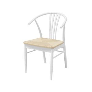 Bílá jídelní židle z březového dřeva Interstil York