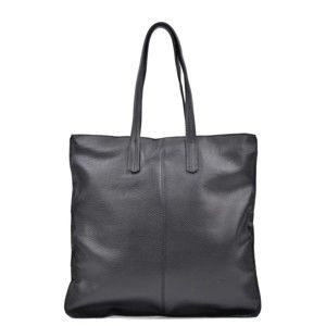 Černá kožená kabelka Luisa Vannini Thalia