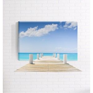 Nástěnný 3D obraz Mosticx Pláž, 40 x 60 cm
