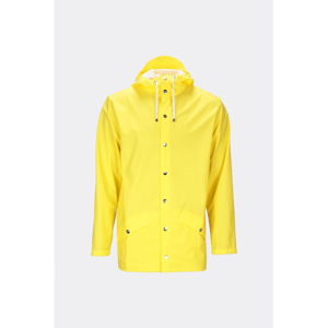 Žlutá unisex bunda s vysokou voděodolností Rains Jacket, velikost XXS / XS