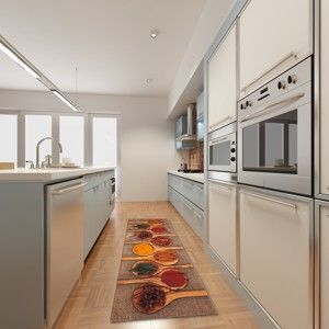 Vysoce odolný kuchyňský koberec Floorita Spices, 60 x 150 cm