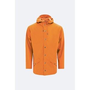 Oranžová unisex bunda s vysokou voděodolností Rains Jacket, velikost M / L