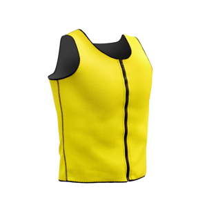 Žlutá pánská vesta se saunovacím efektem InnovaGoods, vel. M