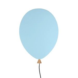 Modré nástěnné svítidlo Globen Lighting Balloon