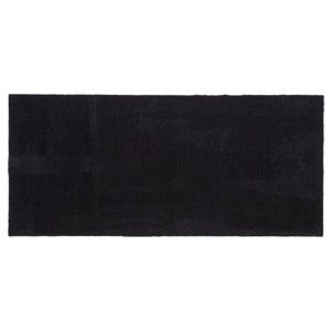 Černá rohožka tica copenhagen Unicolor, 67 x 150 cm