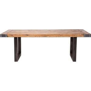 Jídelní stůl s deskou z borovicového dřeva Kare Design Offroad, 220 x 100 cm