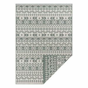 Zeleno-bílý venkovní koberec Ragami Roma, 80 x 150 cm