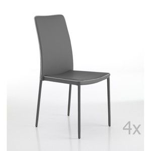 Šedé jídelní židle v sadě 2 ks Kable – Tomasucci