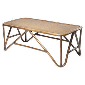 Ratanový konferenční stolek RGE Sismondi, 127 x 65 cm