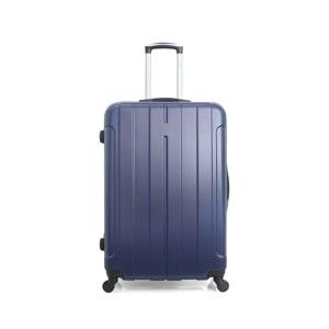 Modrý cestovní kufr na kolečkách Hero Fogo, 93 l