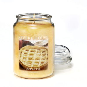 Vonná svíčka ve skle s vůní jablečného koláče Candle-Lite, doba hoření až 120 hodin