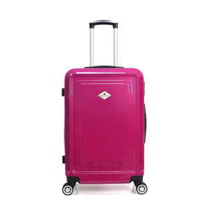Fuchsiový cestovní kufr na kolečkách GERARD PASQUIER Piallo Valise Cabine, 39 l