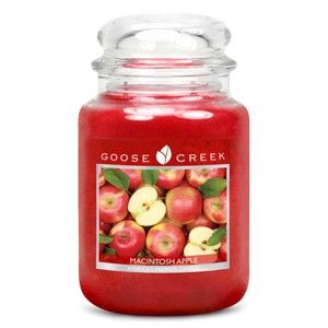 Vonná svíčka ve skleněné dóze Goose Creek Červené Jablko, 150 hodin hoření