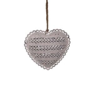 Dekorativní závěsné srdce Antic Line Heart, 10.5 cm