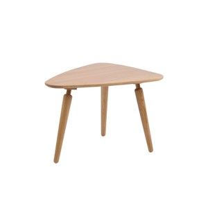 Přírodní konferenční stolek z dubového dřeva Folke Cappuccino, výška 53 x 45 x 67 cm