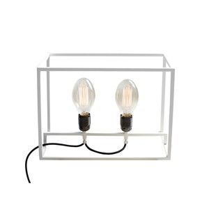 Bílá stolní lampa Custom Form Metric