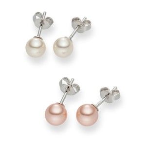 Sada 2 párů perlových náušnic Nova Pearls Copenhagen Danaé