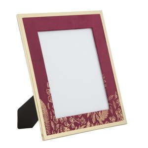 Vínově červený stolní fotorámeček Mauro Ferretti Glam, 20 x 25 cm