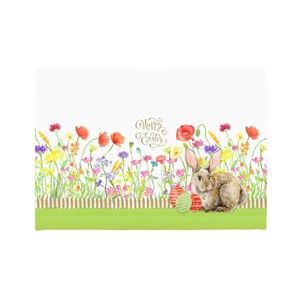 Sada 2 prostírání Apolena Easter Eggs With Rabbit, 33 x 45 cm