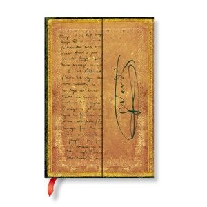 Linkovaný zápisník s tvrdou vazbou Paperblanks Verdi, 10 x 14 cm