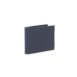 Modrá kožená peněženka Trussardi Tonino, 12,5 x 9,5 cm