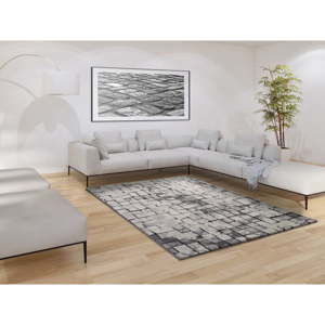 Šedý koberec vhodný i na ven Universal Adra Grisso, 115 x 160 cm