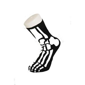 Ponožky s motivem kostí Gift Republic Skeleton, velikost 37 - 45