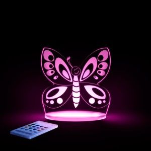 Dětské LED noční světýlko Aloka Butterfly