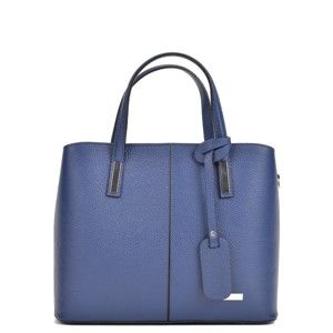 Modrá kožená kabelka Sofia Cardoni