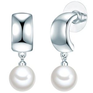 Perlové náušnice Perldesse Dol, perla, ⌀ 1 cm