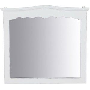 Bílé nástěnné zrcadlo Crido Consulting Star