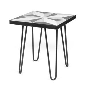 Černý příruční stolek TemaHome Arrow