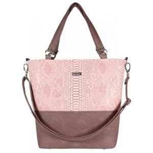 Růžovo-béžová kabelka Dara bags Lele No.579
