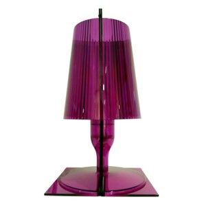 Tmavě růžová stolní lampa Kartell Take