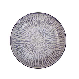 Fialový hluboký talíř z kameniny David Mason Artisan, 400 ml