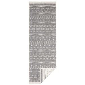 Šedo-krémový venkovní koberec NORTHRUGS Kuba, 150 x 80 cm