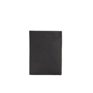 Černá pánská kožená peněženka Trussardi Lyra 12,5 x 9,5 cm