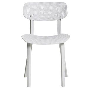 Sada 4 bílých jídelních židlí Marckeric Eleni