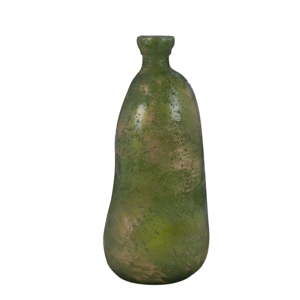 Zelená váza z recyklovaného skla s patinou Ego Dekor Simplicity, výška 51 cm