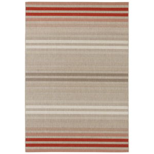 Červeno-krémový venkovní koberec Bougari Paros, 120 x 170 cm