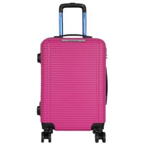 Růžové kabinové zavazadlo na kolečkách Travel World, 44 l